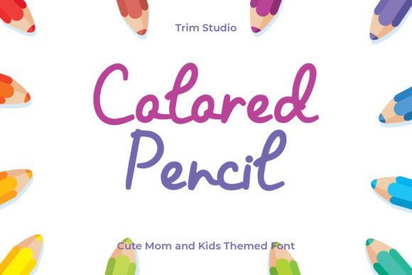 Colored Pencil Font: Playful Design Guide