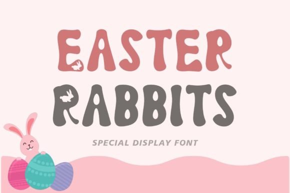Easter Rabbits: Whimsical Typography for Joyful Design