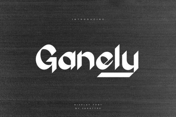 Ganely: Strategic Typography for Approachable Brand Communication