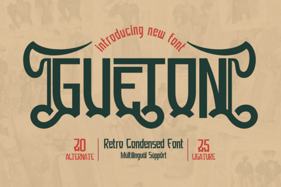 Gueton: A Practical Guide to Retro Condensed Typography