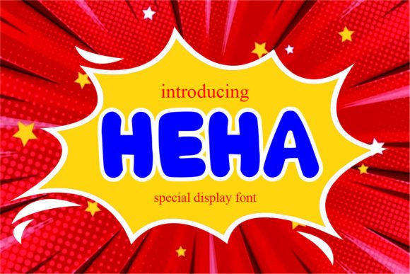 Heha Font: Bold, Quirky, and Fun Design