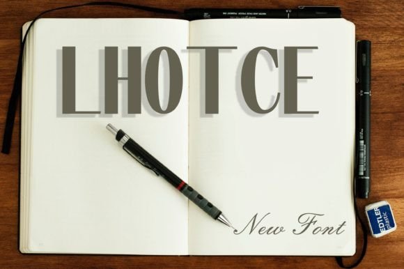 Lhotce: A Beautiful Display Font for Design