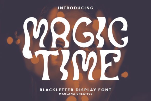 Magic Time: The Groovy Psychedelic Display Font