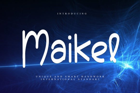 Maikel: Integrating a Handwritten Display Font into Professional Design Workflows