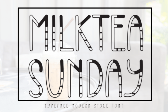 Milktea Sunday: Elevating Brand Identity with Handwritten Typography in the Digital Age