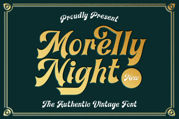 Morelly Night: A Retro Display Font