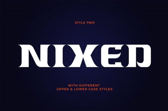 Nixed: The Bold Display Font Redefining Modern Visual Communication