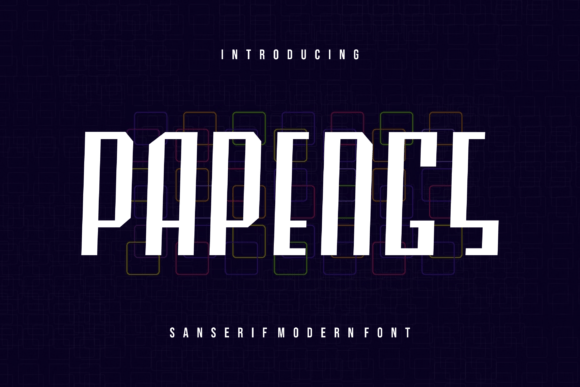 Papengs: Elevating Visual Communication with Modern Typography
