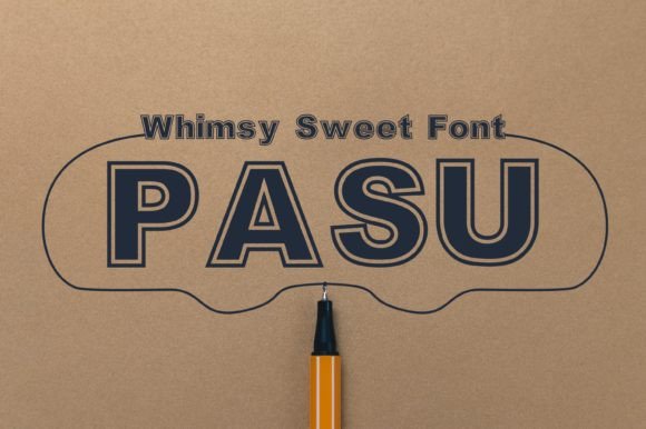 Pasu: A Beautiful Display Font for Magazines