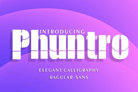 Phuntro: The Eccentric Future of Display Typography