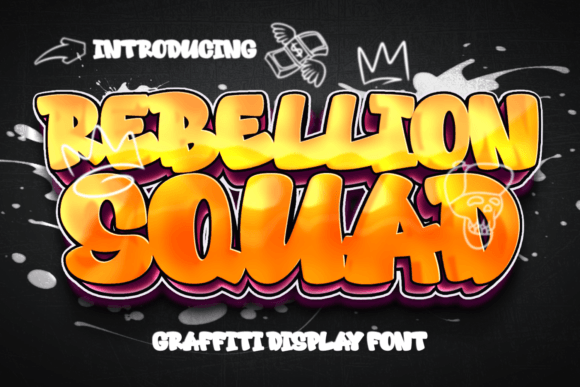 Rebellion Squad: Unleashing Urban Energy in Typography