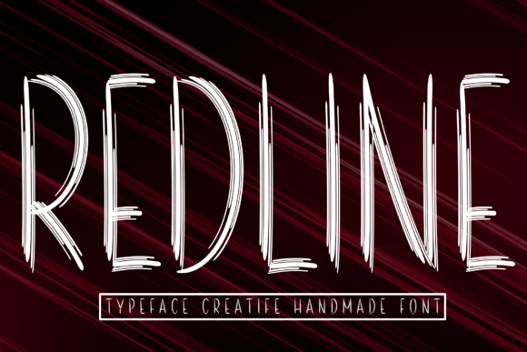 Redline: A Sweet Display Font for Creative Designs