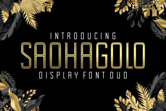 Saohagolo: Elevate Design with Elegant Typography