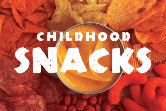 Why Childhood Snacks Is the Bold Display Font Your Designs Have Been Waiting For